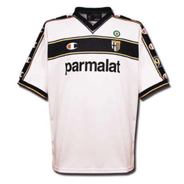 Thailandia Maglia Parma Champion Away Retro 2002 2003 Bianco